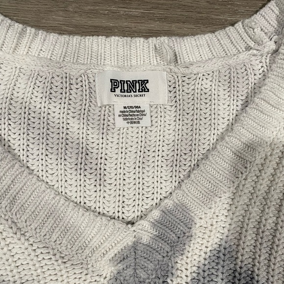 Pink Victorias Secret Knit Tie Dye Sweater - Picture 5 of 6